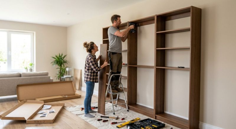 Bookshelves Installation in Winston Salem, NC