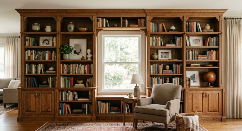 Built In Bookshelves Installation in Greensboro, NC